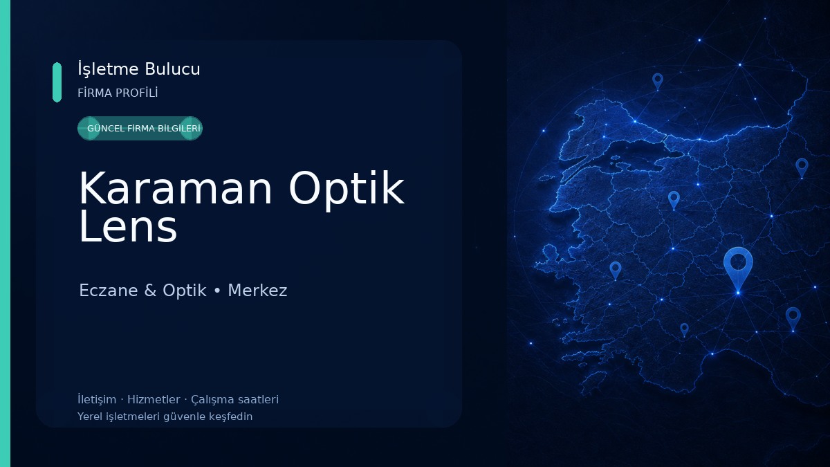 Karaman Optik Lens