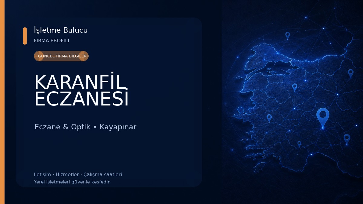 KARANFİL ECZANESİ