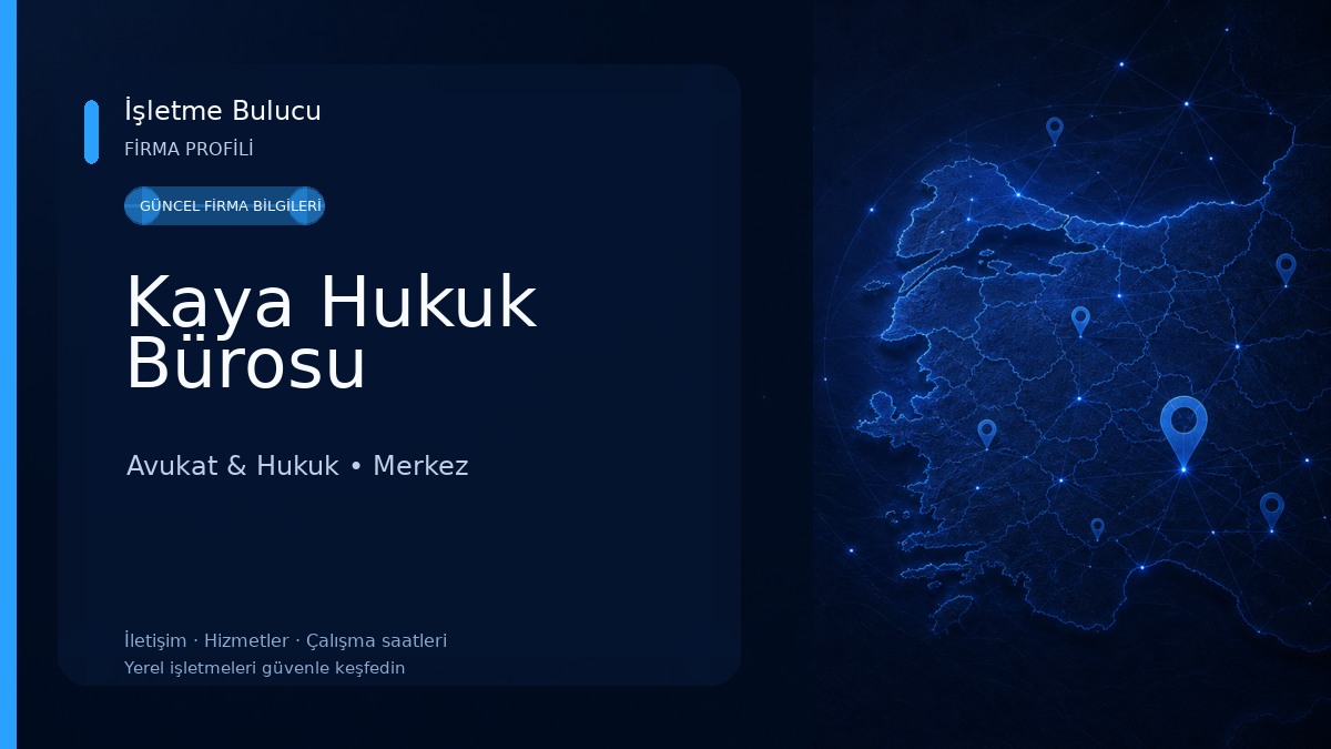 Kaya Hukuk Bürosu
