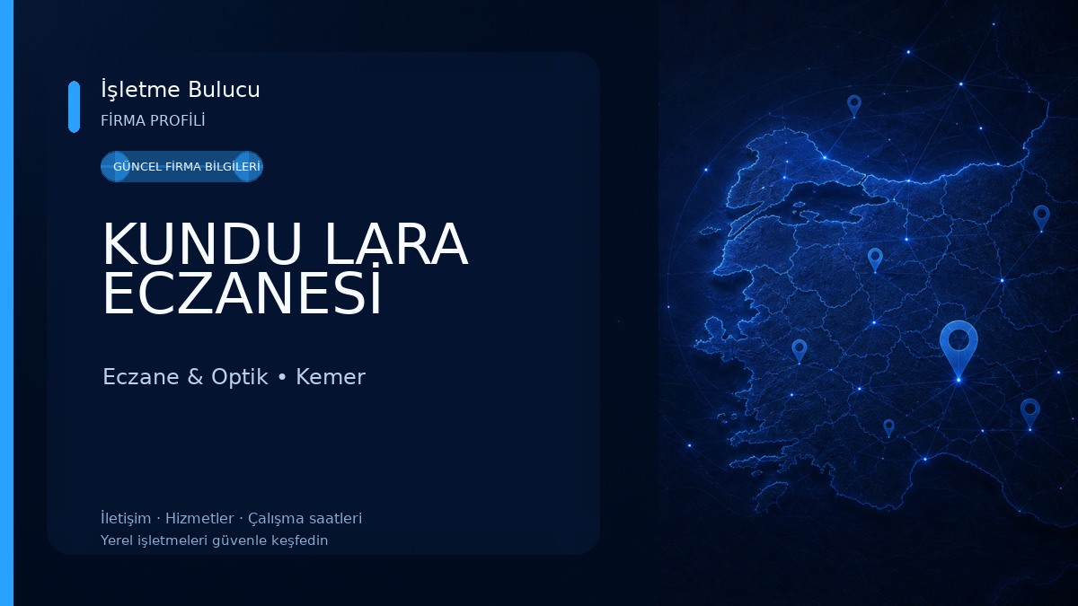 KUNDU LARA ECZANESİ