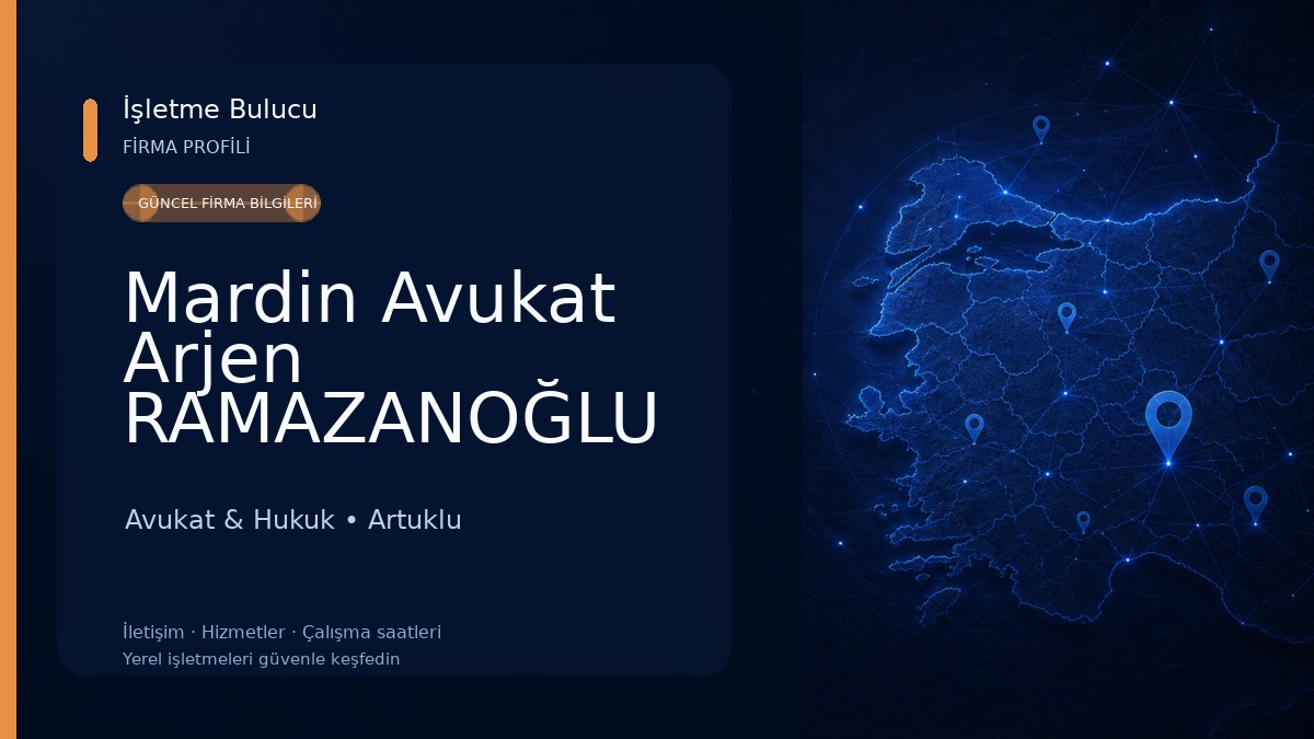 Mardin Avukat Arjen RAMAZANOĞLU