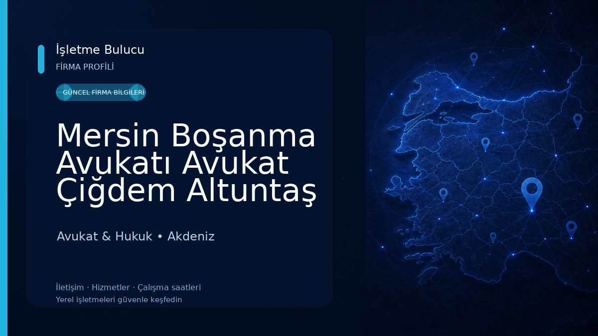 Mersin Boşanma Avukatı Avukat Çiğdem Altuntaş Bayhan | Mersin Velayet