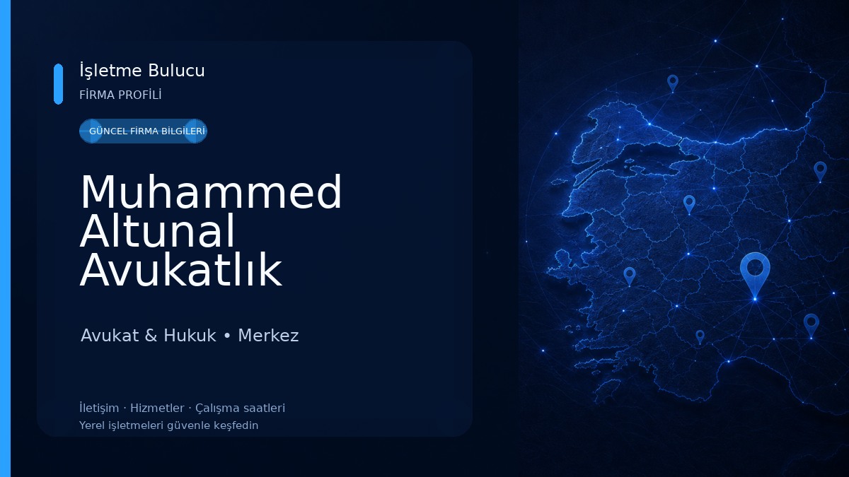 Muhammed Altunal Avukatlık Ortaklığı