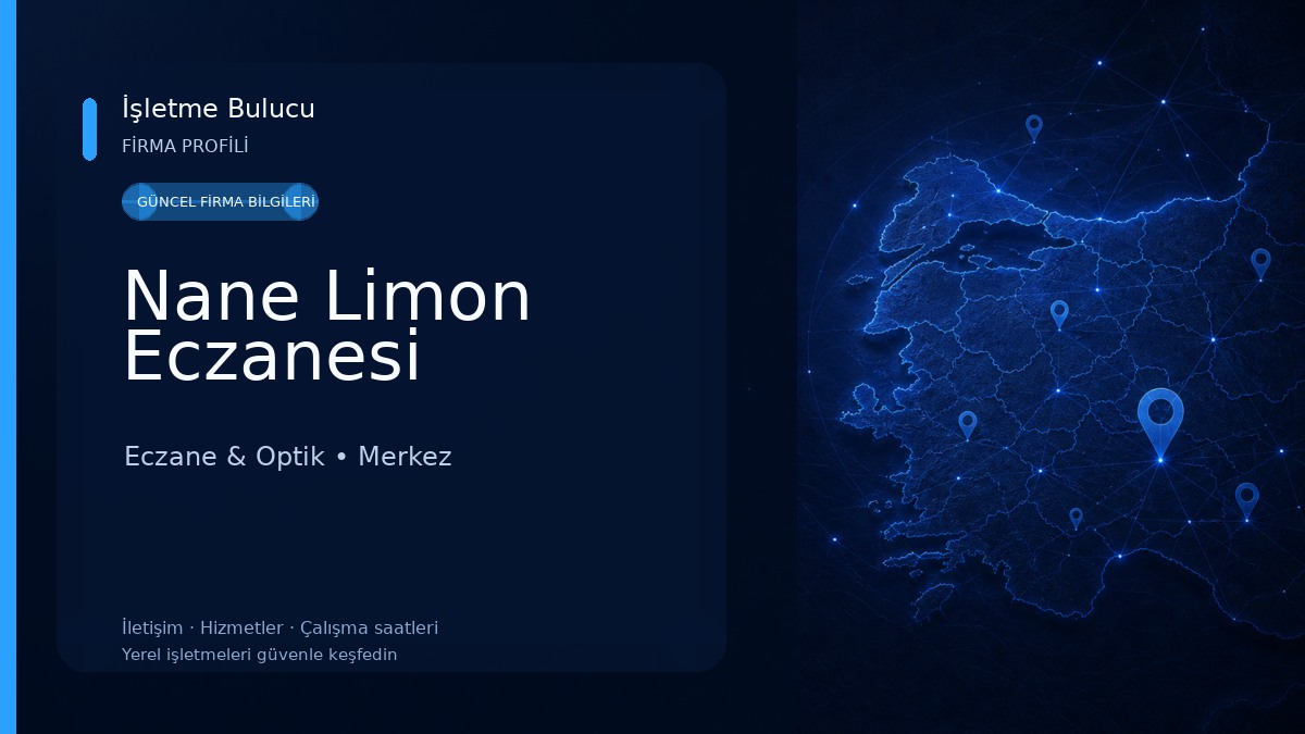 Nane Limon Eczanesi