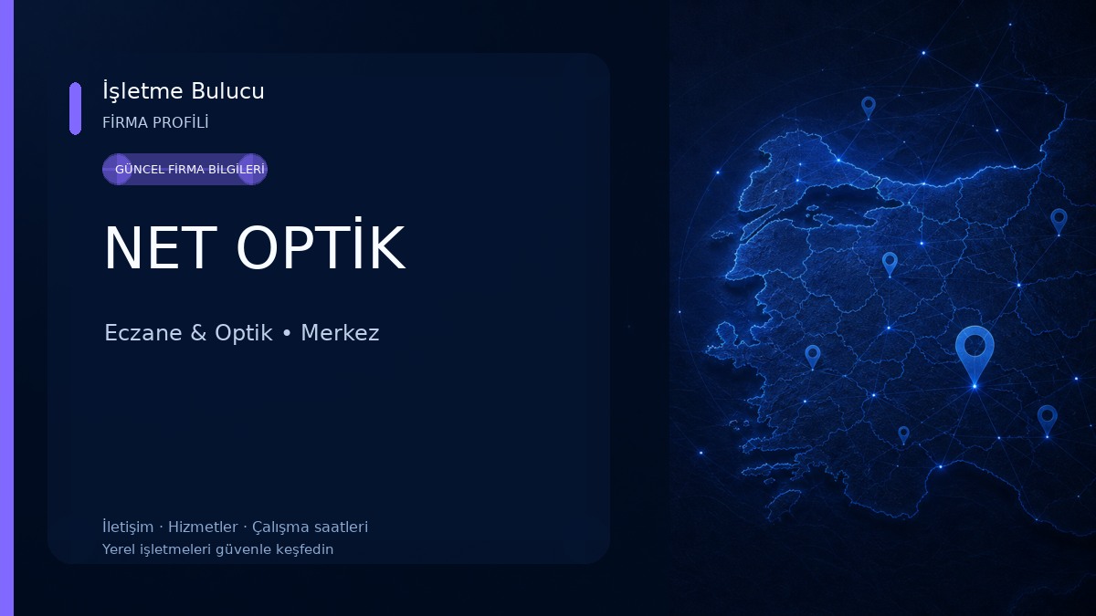 NET OPTİK