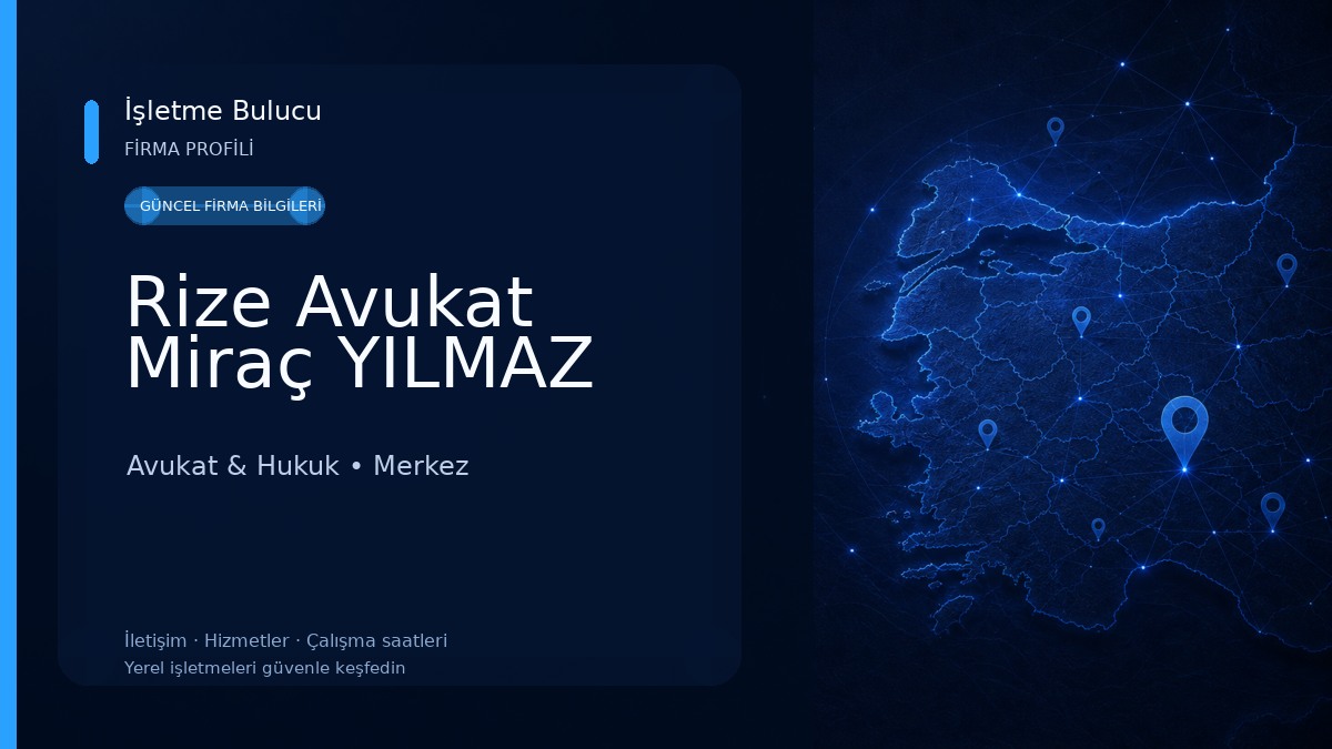 Rize Avukat Miraç YILMAZ