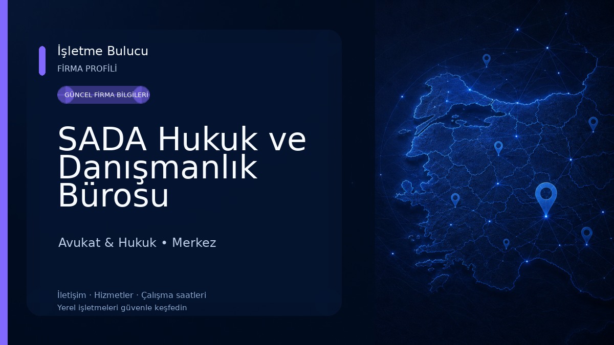 SADA Hukuk ve Danışmanlık Bürosu