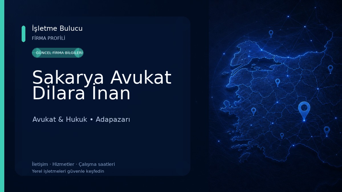Sakarya Avukat Dilara İnan