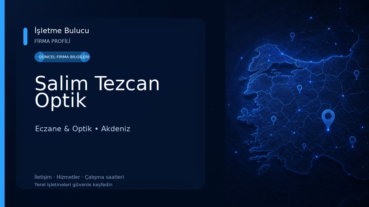 Salim Tezcan Optik