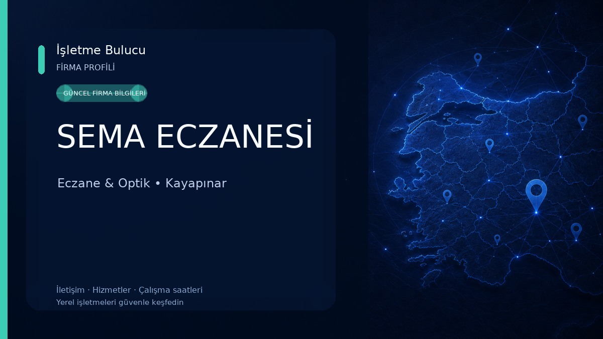 SEMA ECZANESİ