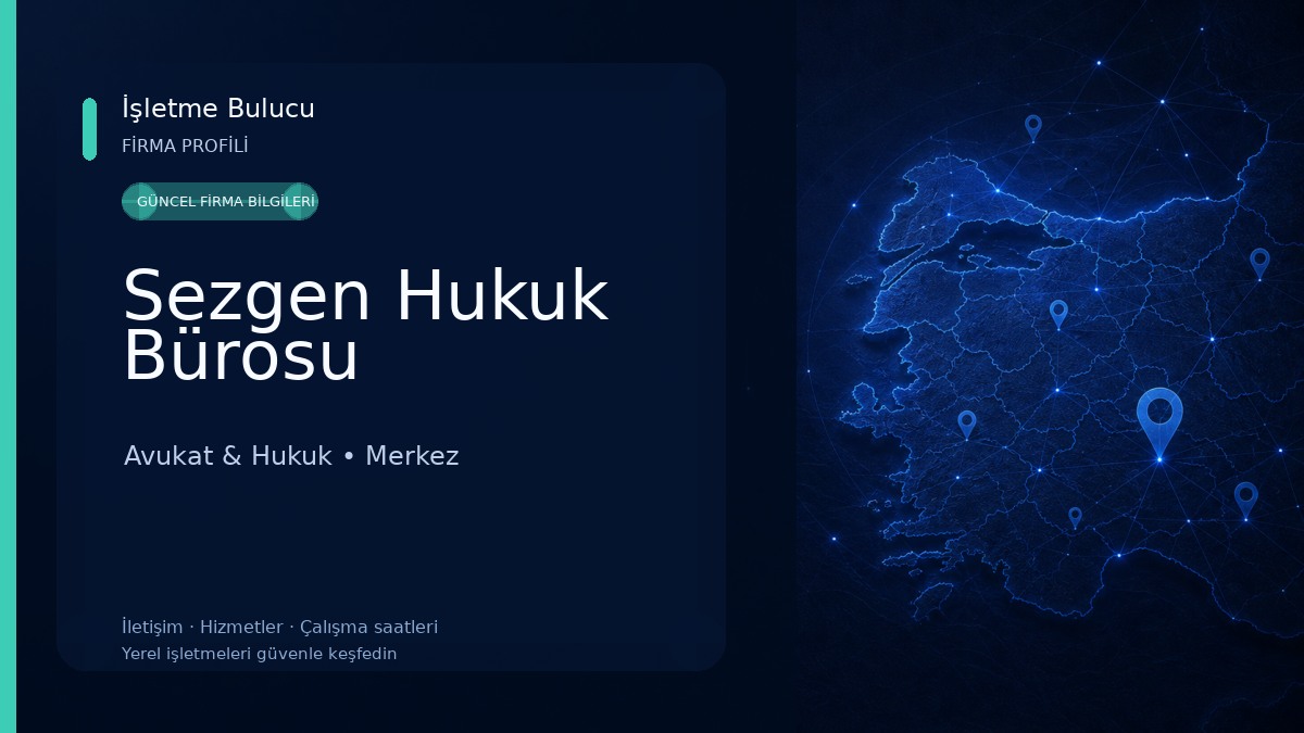 Sezgen Hukuk Bürosu