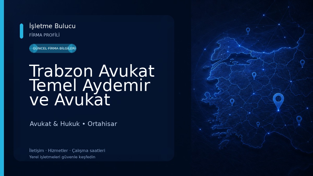 Trabzon Avukat Temel Aydemir ve Avukat Hande Aydemir. Arabulucu Avukat