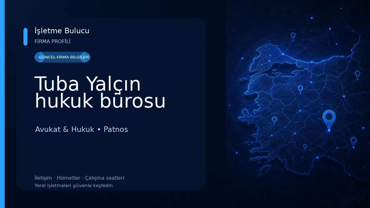 Tuba Yalçın hukuk bürosu