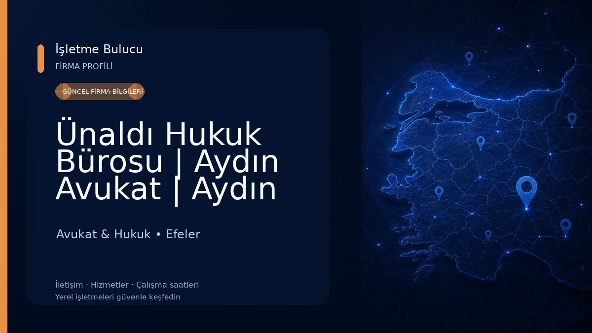 Ünaldı Hukuk Bürosu | Aydın Avukat | Aydın Ceza Avukatı