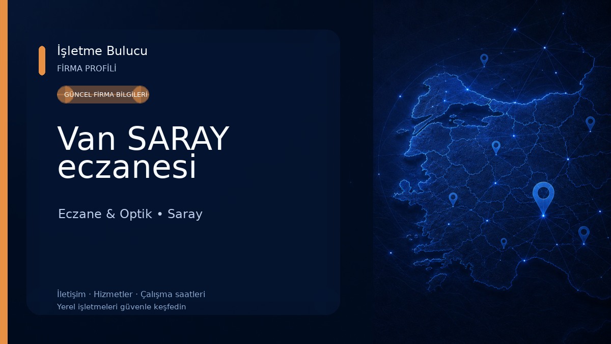 Van SARAY eczanesi