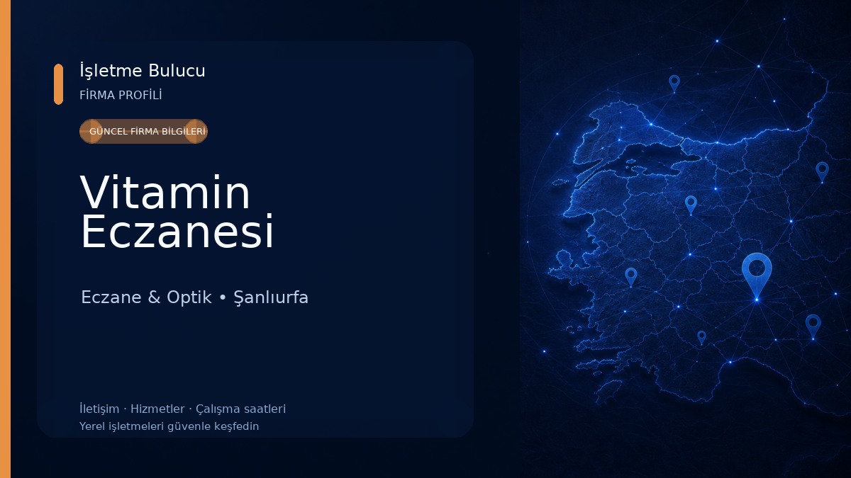 Vitamin Eczanesi