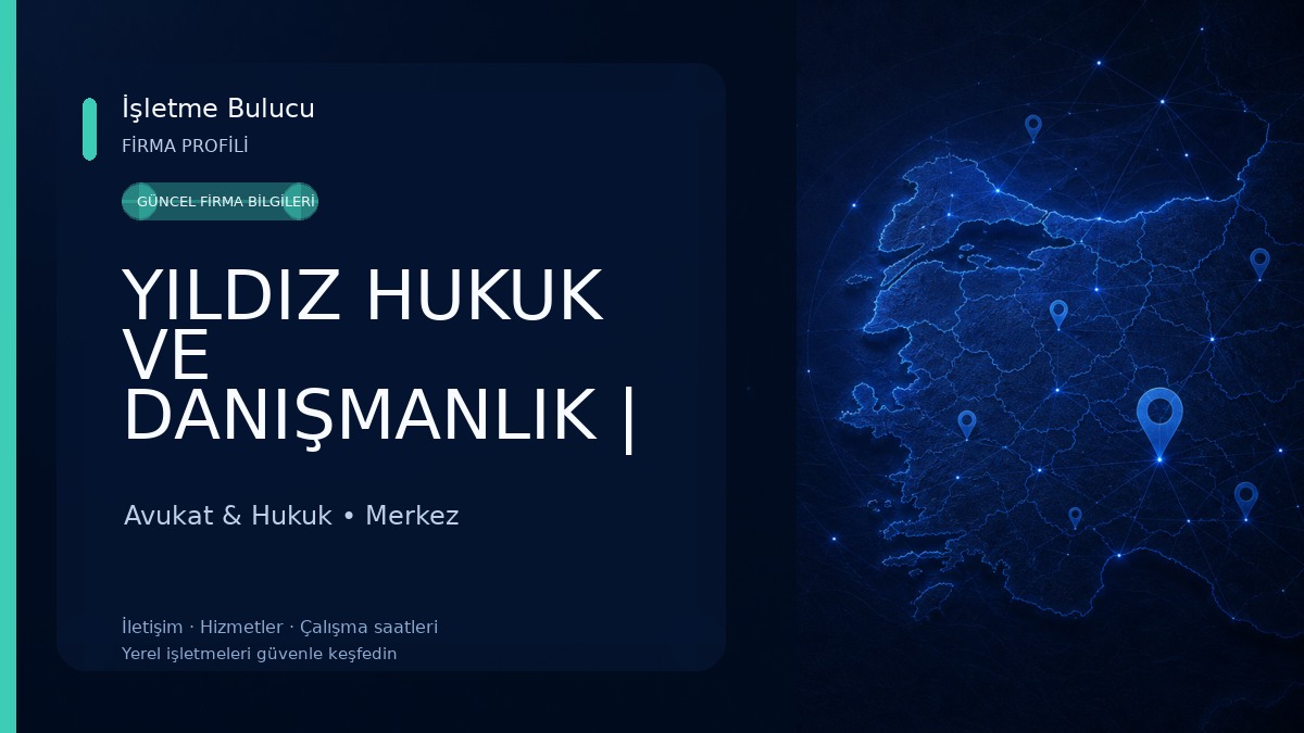 YILDIZ HUKUK VE DANIŞMANLIK | Avukat Gamze DİLMAÇ YILDIZ