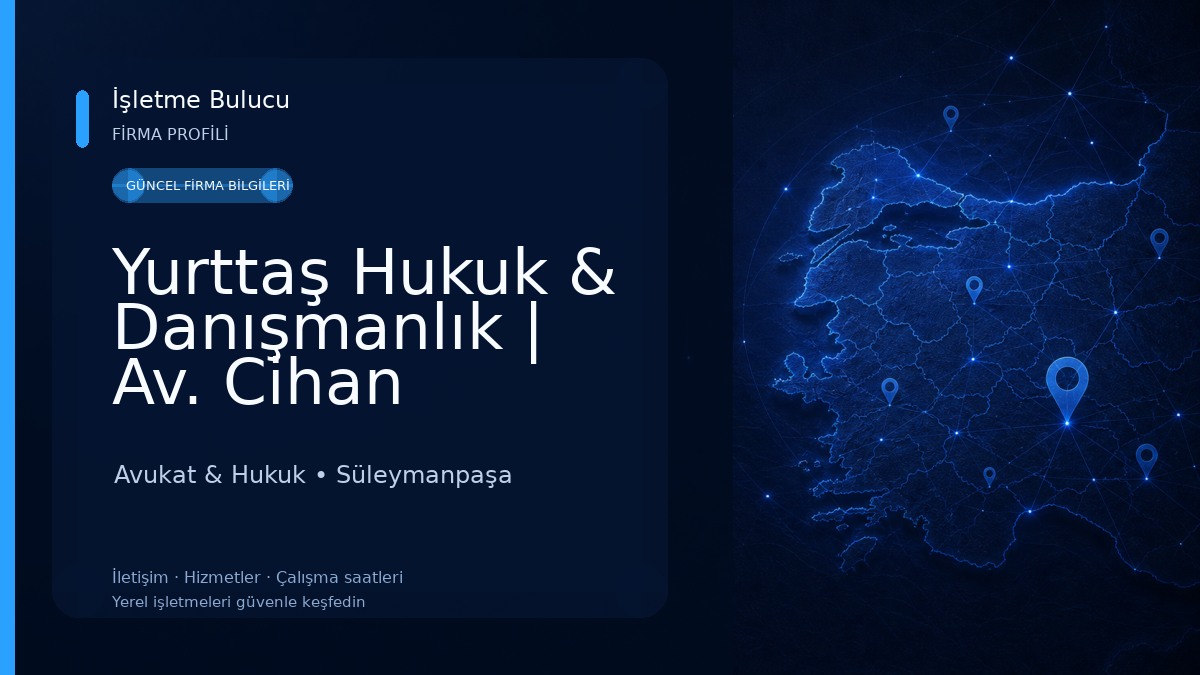 Yurttaş Hukuk & Danışmanlık | Av. Cihan Yurttaş